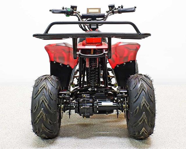 Квадроцикл GreenCamel Гоби K70 (36V 800W R7 Дифф) быстросъём, армейский красный фото 3