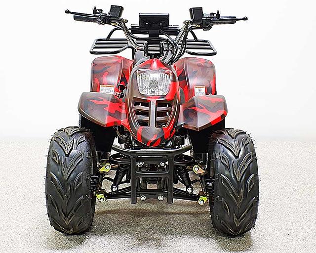 Квадроцикл GreenCamel Гоби K70 (36V 800W R7 Дифф) быстросъём, армейский красный фото 9