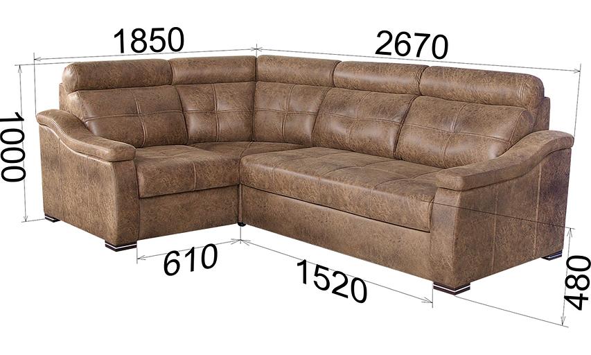 Corner sofa bed “Idel 76” OPT фото 3