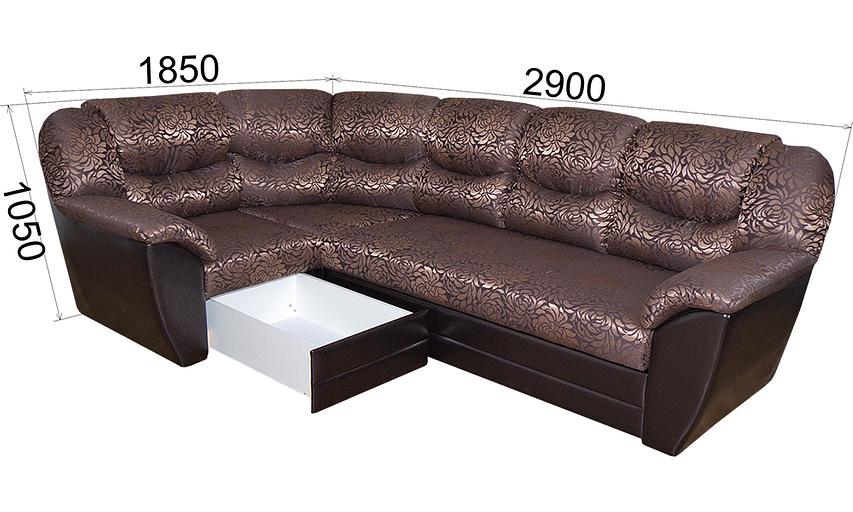 Corner sofa bed “Idel 45” OPT фото 2