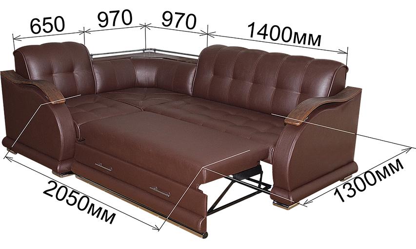 Corner sofa bed “Idel 31” OPT фото 4
