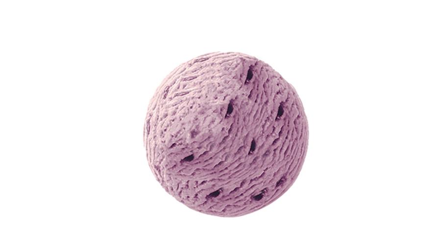 Ice cream "Standard" creamy with black currants, tray 2200 g, wholesale фото 1