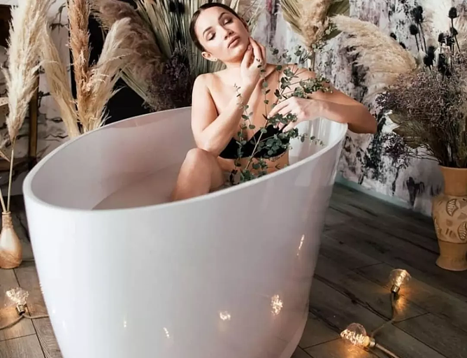 Мраморная ванна Castone «Адель» фото 3