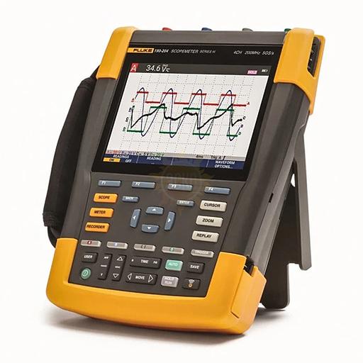 Осциллограф-мультиметр цифровой четырёхканальный 200 МГц Fluke 190-204-III, опт фото 2