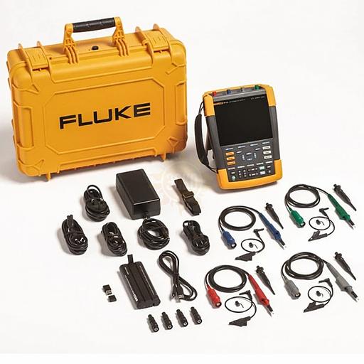 Осциллограф-мультиметр цифровой четырёхканальный 500 МГц Fluke 190-504-III, опт фото 4