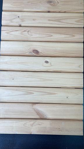 Wind board with chamfer, grade AB 18x90 mm фото 1