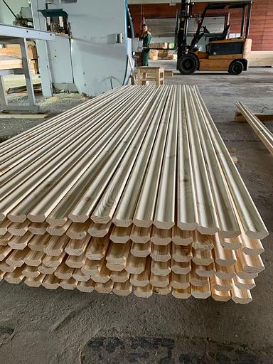 Spliced plinth, grade AB 20x45 mm фото 1
