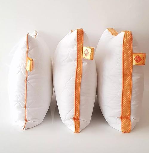 Подушка 70х70 см коллекция «Бамбук RED PANDA» стёганая с двойным кантом и замком, упругая ОПТ фото 4