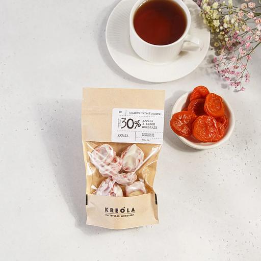 Курага в белом шоколаде Kreola 90 г, опт фото 3