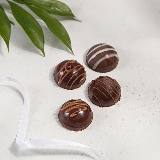 Candies Kreola“松露蔓越莓”手工黑巧克力 4 块,85 ± 5 克,批发 фото 2