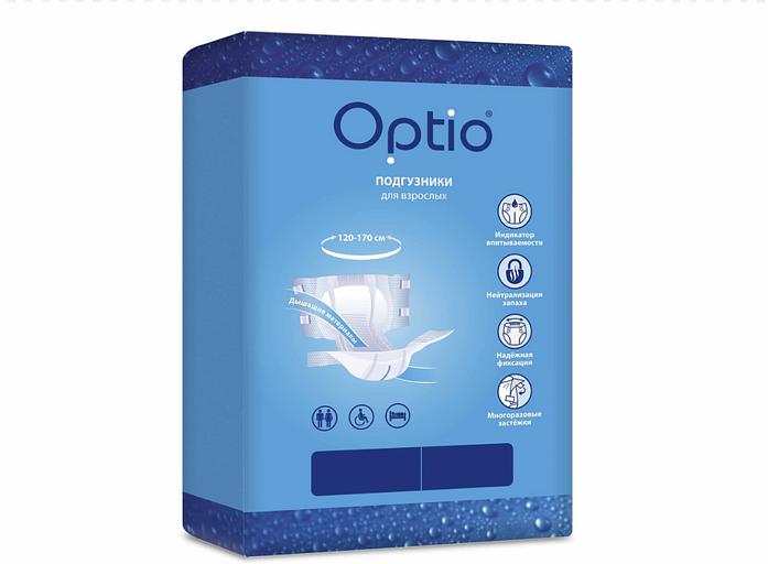 Подгузники для взрослых «Оптио» XL x3, опт фото 1