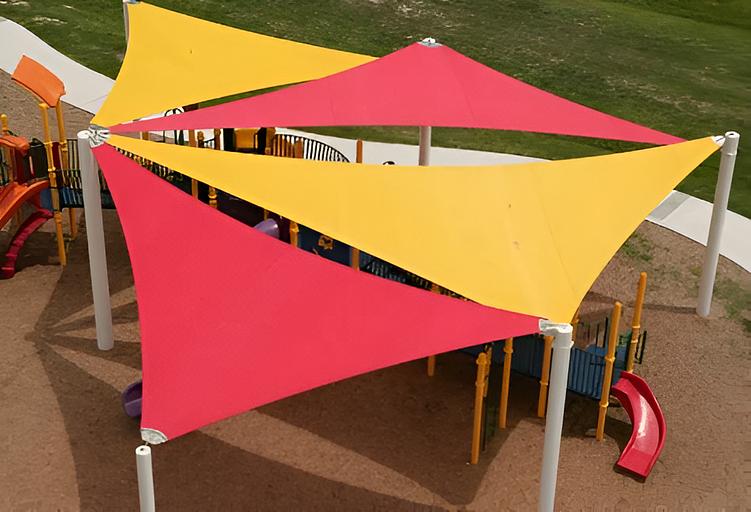 游乐场张紧帆遮阳篷 фото 1