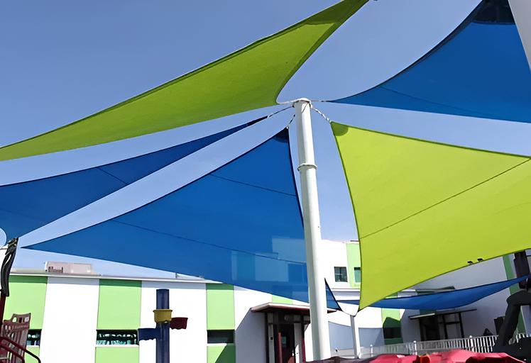游乐场张紧帆遮阳篷 фото 2