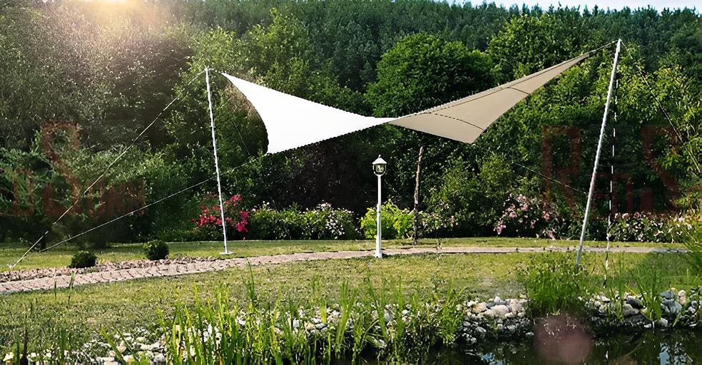 公共空间张力遮阳篷 фото 2