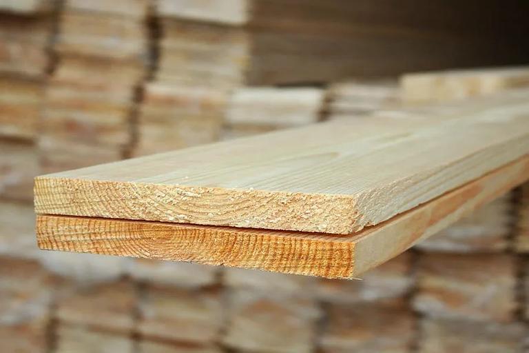 Сухая строганная доска 20х120х6000 мм, сорт AB ОПТ фото 6