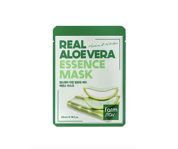 Fabric mask for facial skin care with aloe extract, FARM STAY, 23 ml wholesale фото 1
