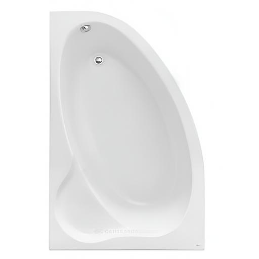 Acrylic bathtub Edera L left-side Santek 170x100 cm OPT фото 1