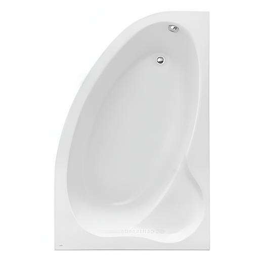 Acrylic bathtub Edera R right-side Santek 170x100 cm OPT фото 1