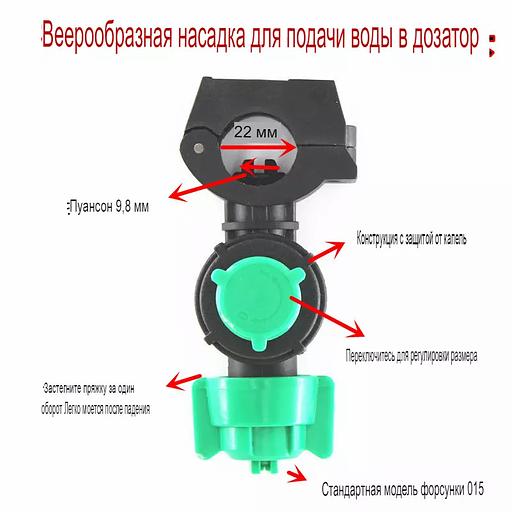Корпус распылителя под трубу 22 мм ОПТ фото 3