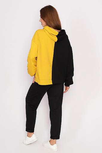 Женский сортивный комплект Style Magro «Самоцвет», чёрный, горчица, опт фото 6