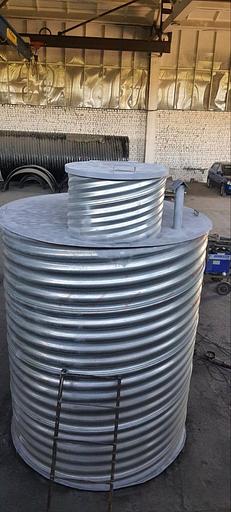 Спиральновитая металлическая гофрированная труба СВМГТ 2900х3 мм фото 3