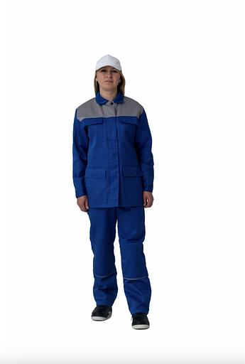 Women's work suit "Trudovik" blue, wholesale фото 4