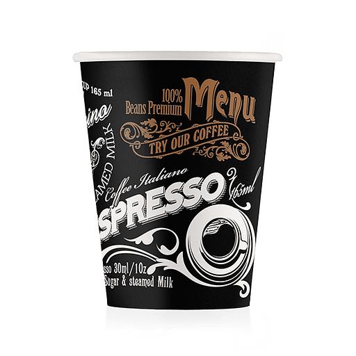 Стаканчик бумажный 165 мл, «Меню» ОПТ фото 1