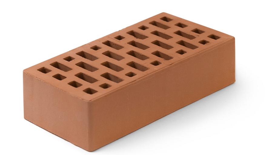 Red brick 1 NF (smooth), wholesale фото 1