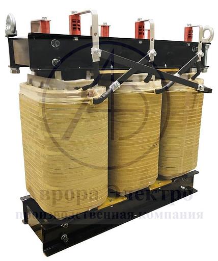 Трёхфазный сухой силовой трансформатор ТС-250/0,66-УХЛ4-690/380 фото 1