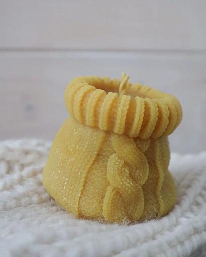 Candle Ulianka “Knitted bag” фото 1