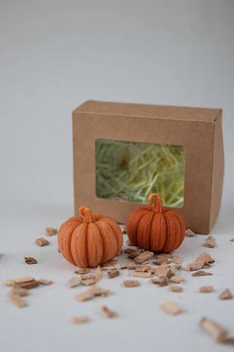Ulianka candles autumn set “2 pumpkins” фото 2