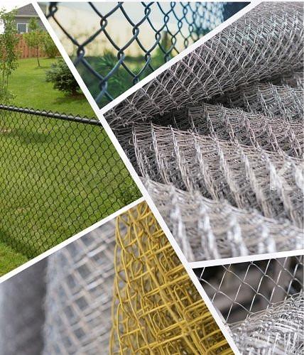 Сетка Рабица из полимерной красной проволоки 2,5 мм, размер ячейки 50х50 мм фото 1