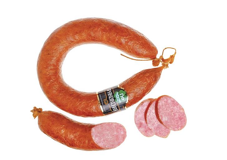 Sausage “Krakovskaya” GOST 0.5 kg n/o, vac/pack, wholesale фото 1