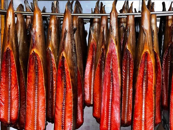 Суық ысталған лосось Камчатка теңіз өнімдері фото 2