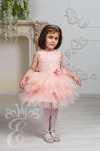 Dress “Her Baby” for girls, elegant, pink, 86 фото 1