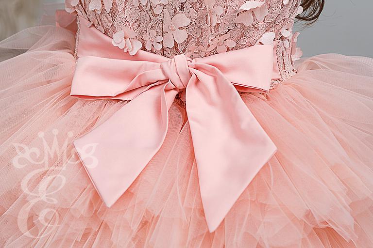 Dress “Her Baby” for girls, elegant, pink, 86 фото 5