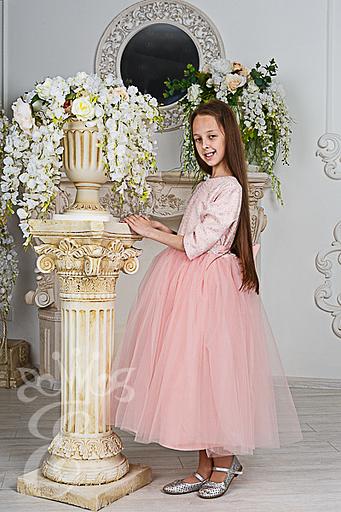 女孩连衣裙“Her Baby”,优雅,粉色,98 фото 1