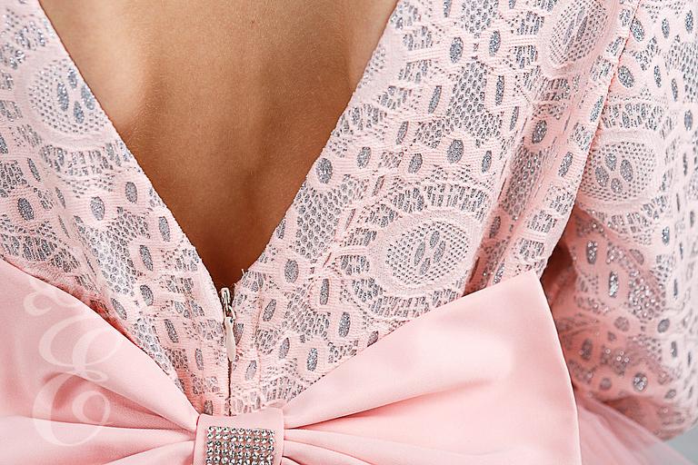 女孩连衣裙“Her Baby”,优雅,粉色,98 фото 3