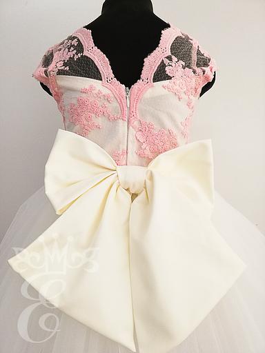 Dress “Her Baby” for girls is elegant, milky pink, 110 фото 3