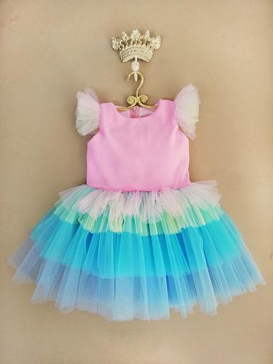 Қыздарға арналған «Her Baby» көйлегі талғампаз, түрлі-түсті, 110 фото 1