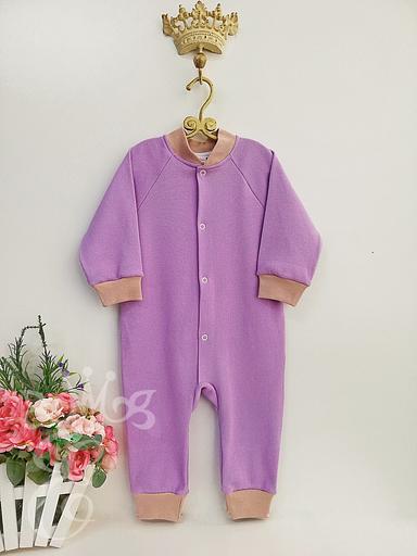 Комбинезон для малышей «Её малышество» светло-сиреневый, 2119КС, опт фото 1