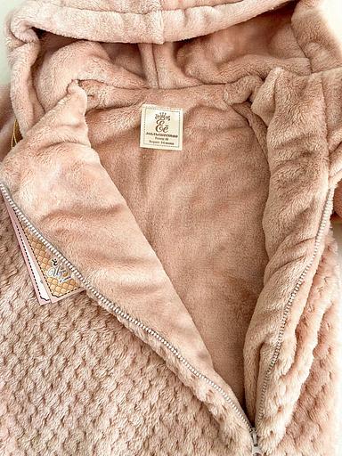 Комбинезон утеплённый для малышей «Её малышество» с капюшоном, розовый, 91212Кр, опт фото 2