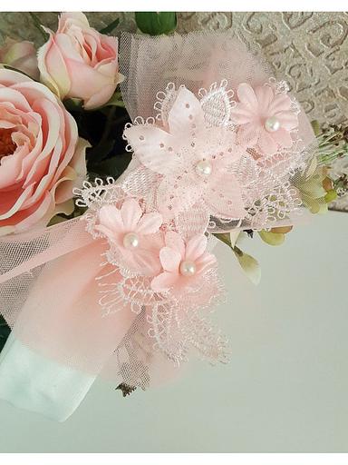 Комбинезон для девочек «Её малышество» с длинным рукавом, розовый, 729-3ПР, опт фото 5