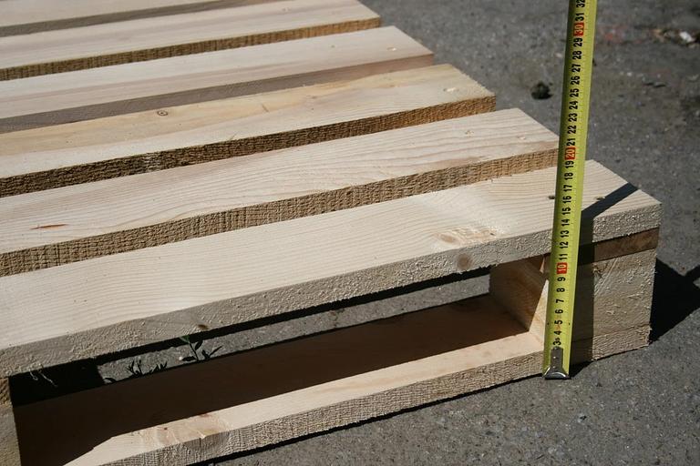 Поддоны деревянные 800х1200 мм ОПТ фото 2