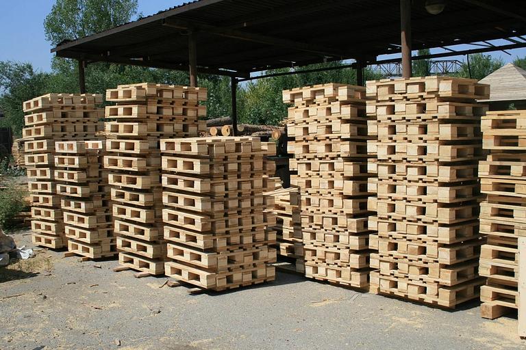 Деревянные паллеты 1200х1000х140 мм ОПТ фото 3