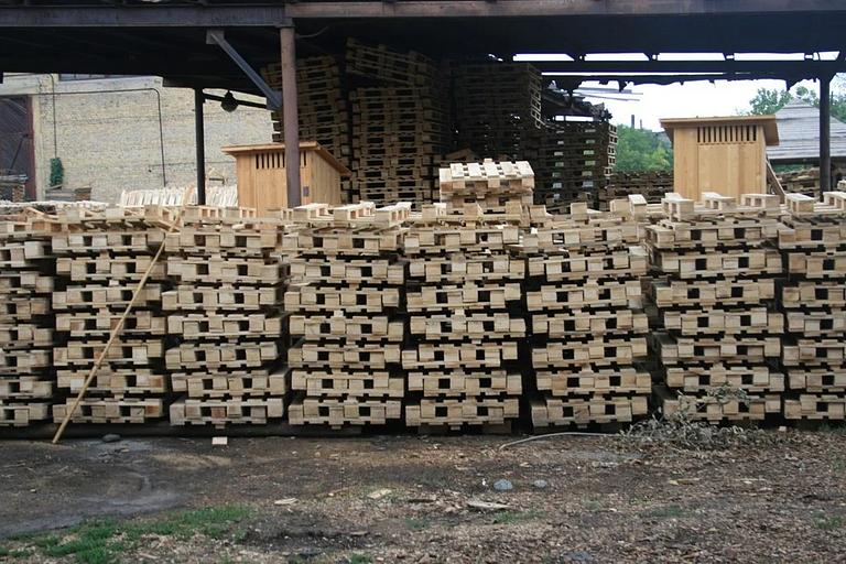 Деревянные паллеты 1200х1000х140 мм ОПТ фото 4