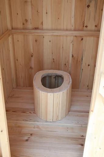 Туалет деревянный ОПТ фото 3