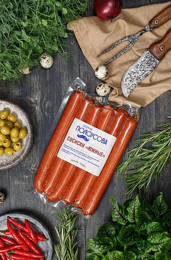 Сосиски Ферма Полоусова «Южные» 340 г ОПТ фото 1