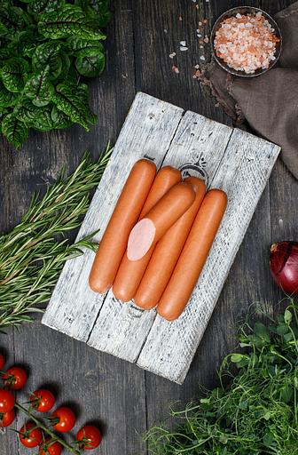 Сосиски Ферма Полоусова «Молочные» ГОСТ фото 1