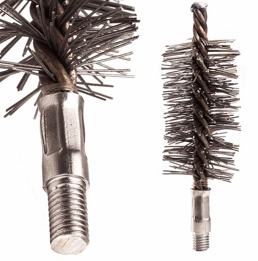 Ерш стальной для чистки теплообменника котла 62 мм, соединение М12 ОПТ фото 2